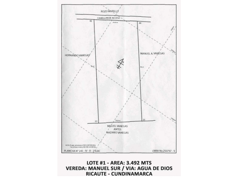 EXCELENTE LOTE EN VENTA EN RICAURTE VEREDA MANUEL SUR LOS GUADUALES - 5