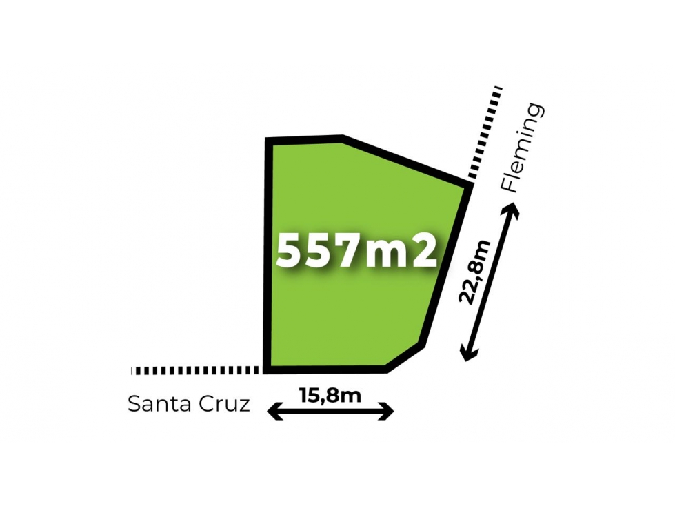 Lote en venta sobre Colectora Norte 557m2 - 4