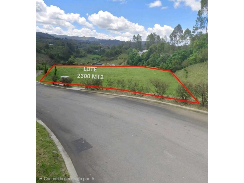 Lote Para Construir Tu Historia.*2.300 m² el Retiro Vista 1A