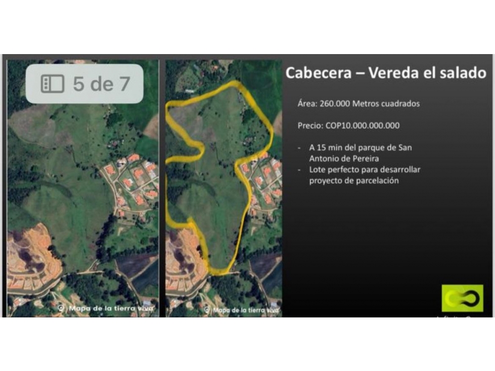 Lote en Venta en Llanogrande sector Cabeceras