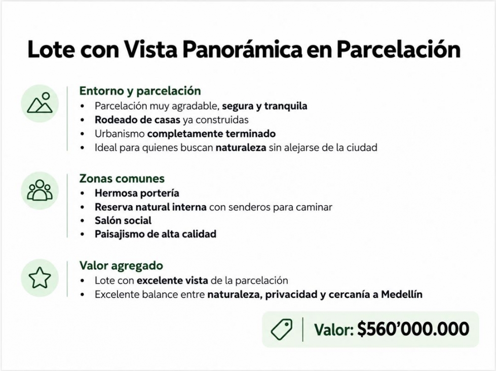 LOTE PARA VENTA, EL RETIRO - 5