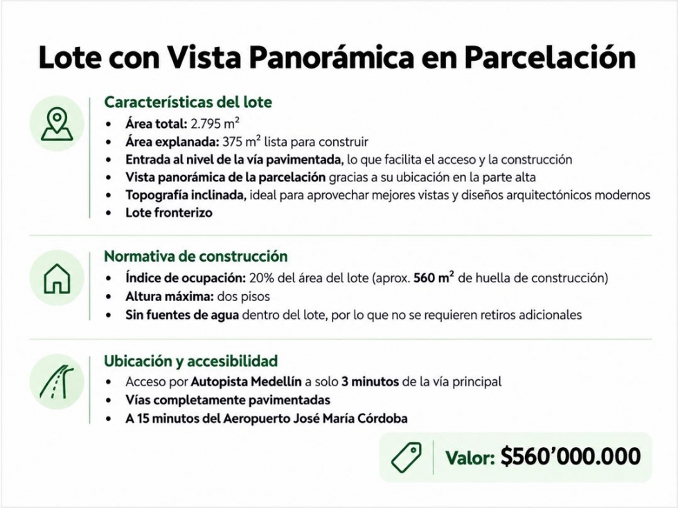 LOTE PARA VENTA, EL RETIRO - 6