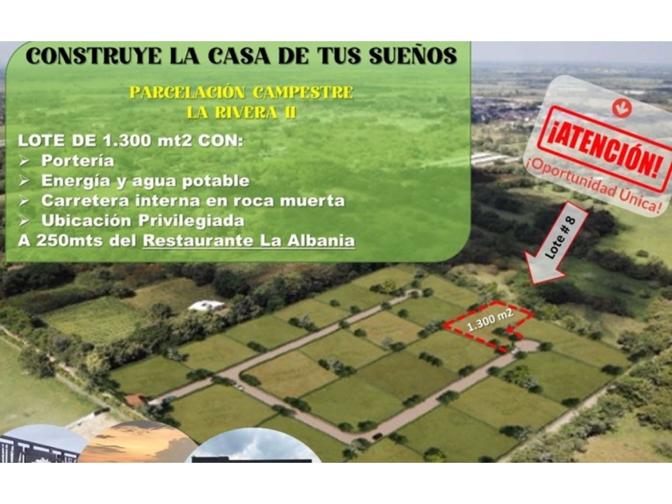 Lote campestre venta Parcelación La Rivera II Ginebra -Valle - 1