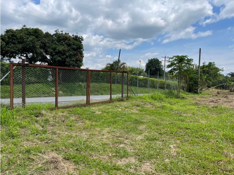 Lote via pueblo tapao