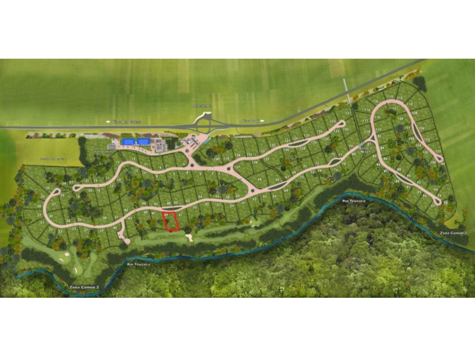 VENTA LOTE RESIDENCIAL PROYECTO MACADAMIA DEL RÍO LA CALERA SOPO - 1