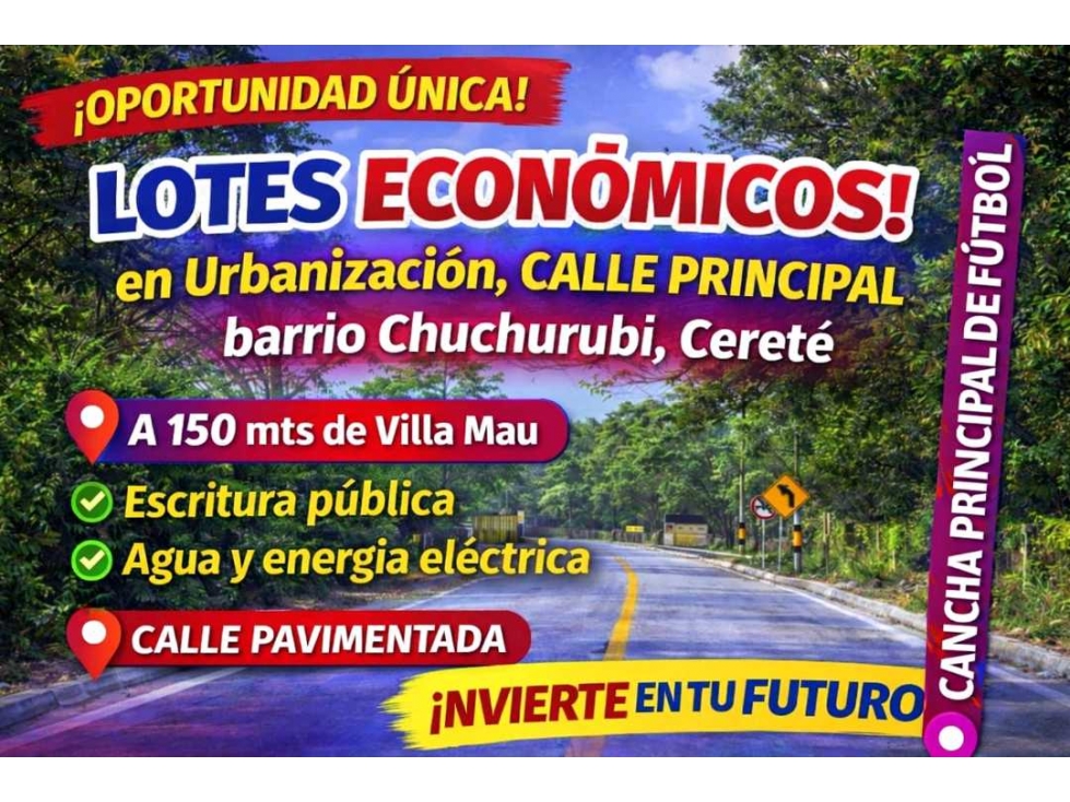 LOTES EN VENTA EN CERETE CORODOBA - 2