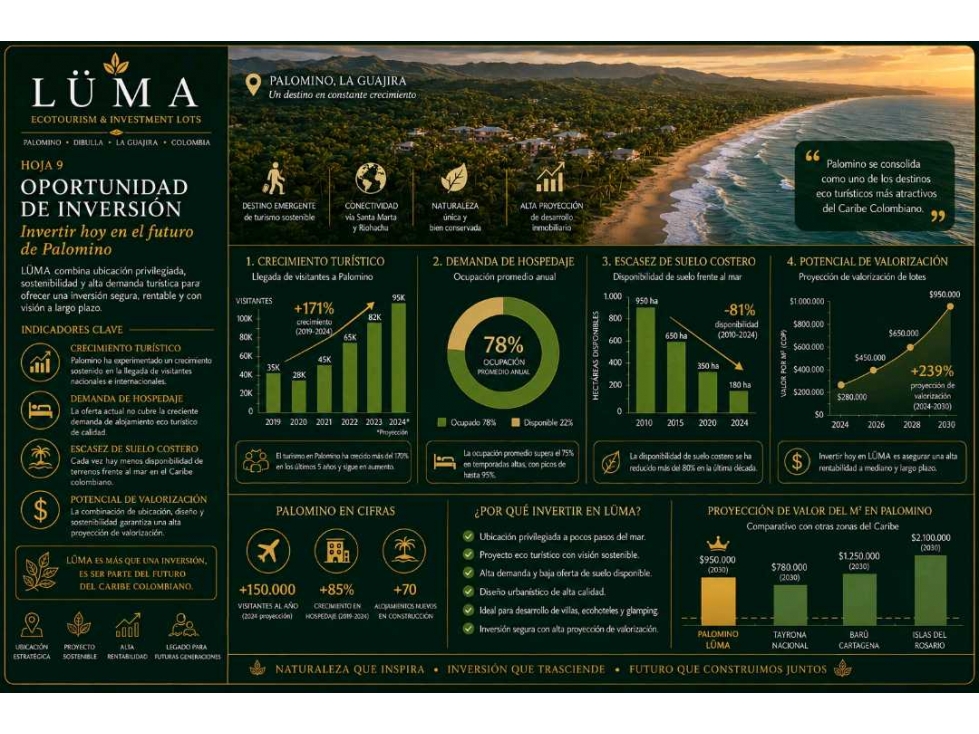 Lotes en venta ubicados en palomino la guajira - 6