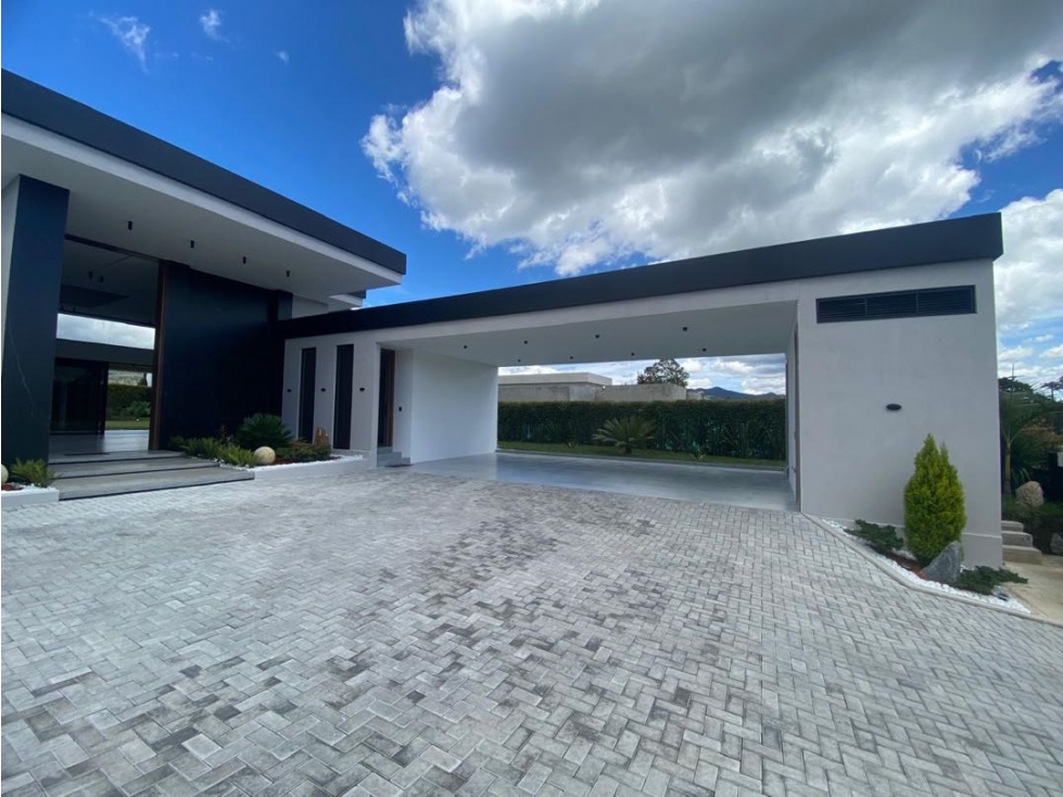 Lujosa casa finca domótica en unidad cerrada en Llanogrande — foto 2