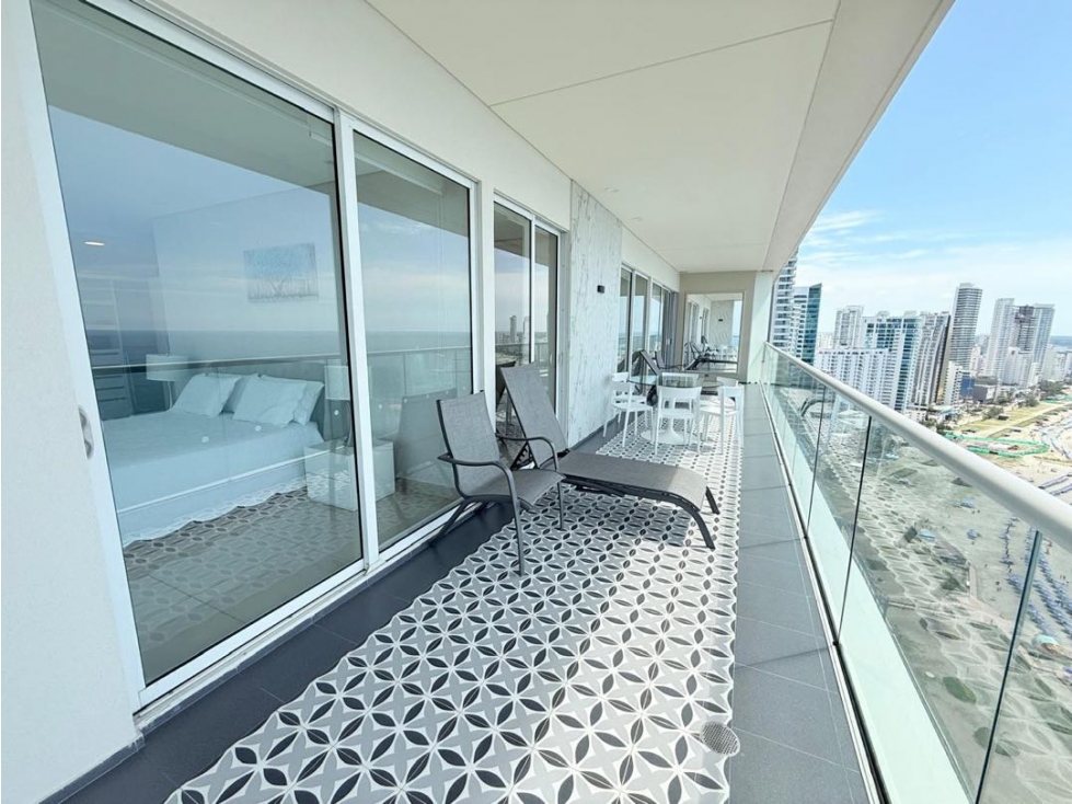 Luxury 3BR apartment with ocean view in Bocagrande/ Beach. — foto 3