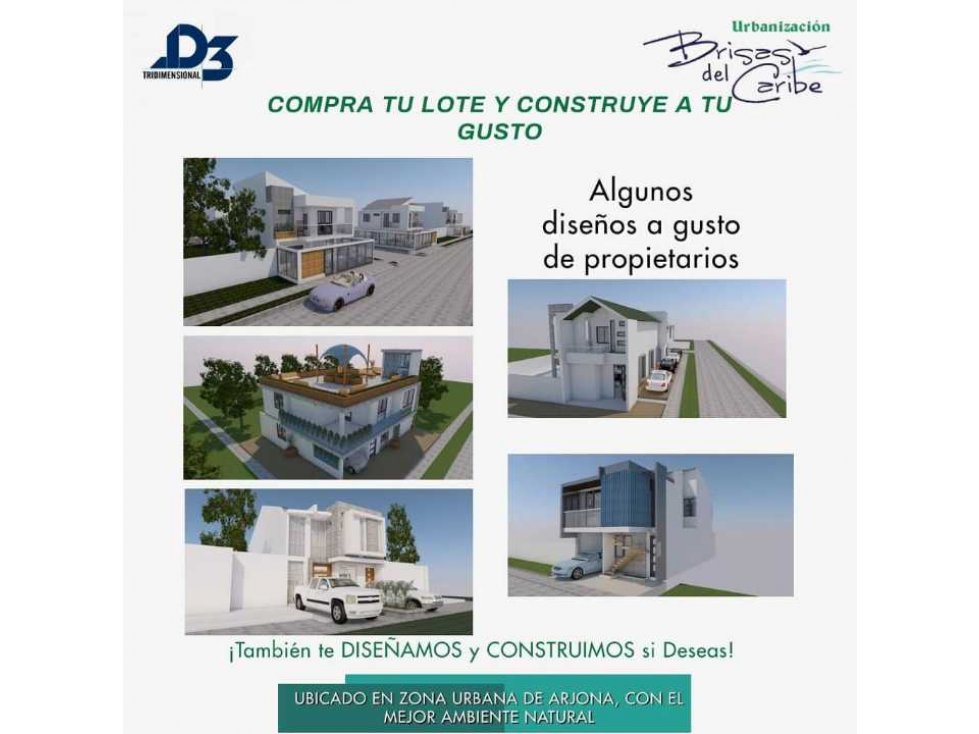 MARAVILLOSO PROYECTO EN VENTA LOTES URB BRISAS DEL CARIBE ARJONA BOL. - 2