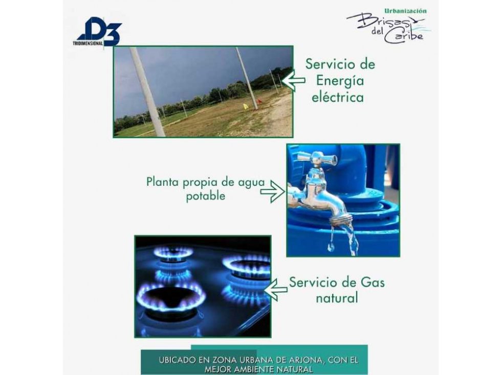 MARAVILLOSO PROYECTO EN VENTA LOTES URB BRISAS DEL CARIBE ARJONA BOL. - 4