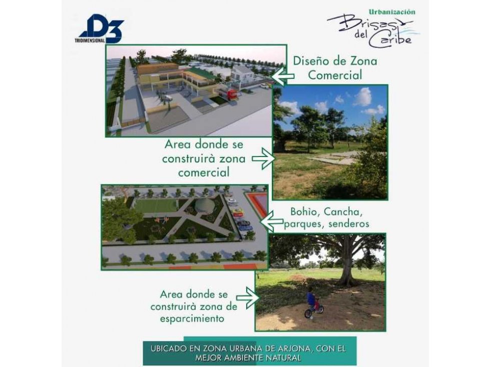 MARAVILLOSO PROYECTO EN VENTA LOTES URB BRISAS DEL CARIBE ARJONA BOL. - 5