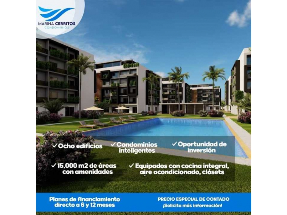 Marina Cerritos departamentos cerca de playa