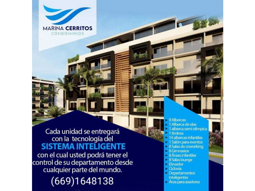 Marina Cerritos, departamentos cerca de playa — foto 2