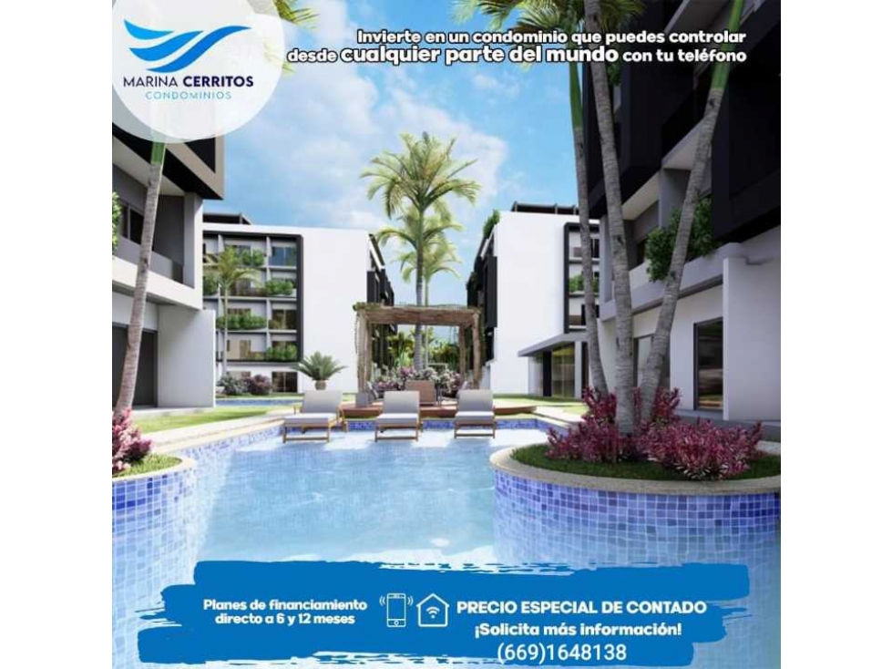 Marina cerritos departamentos cerca de playa