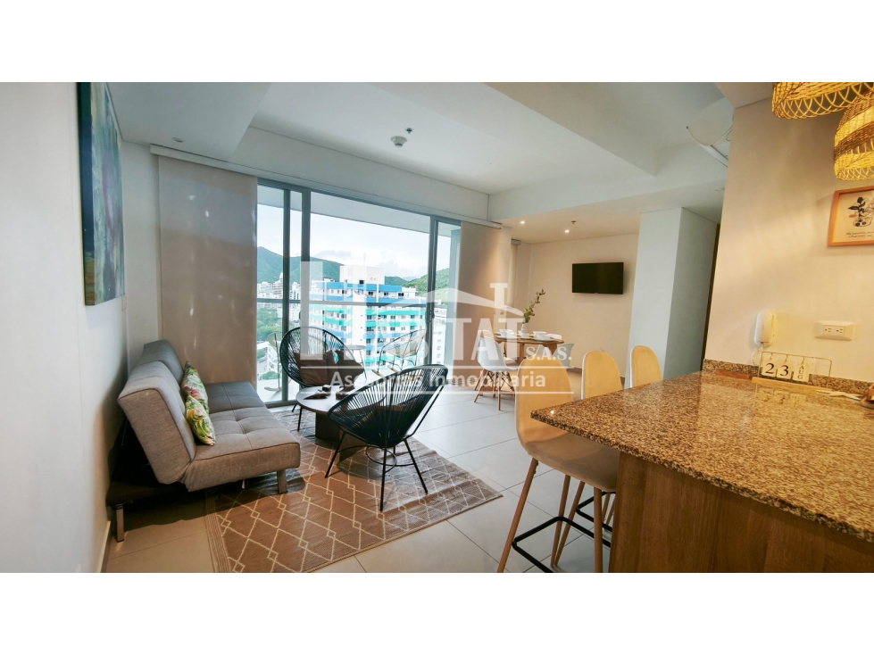 Ámbar Roca, Apartamento en venta Amoblado, Santa Marta Magdalena