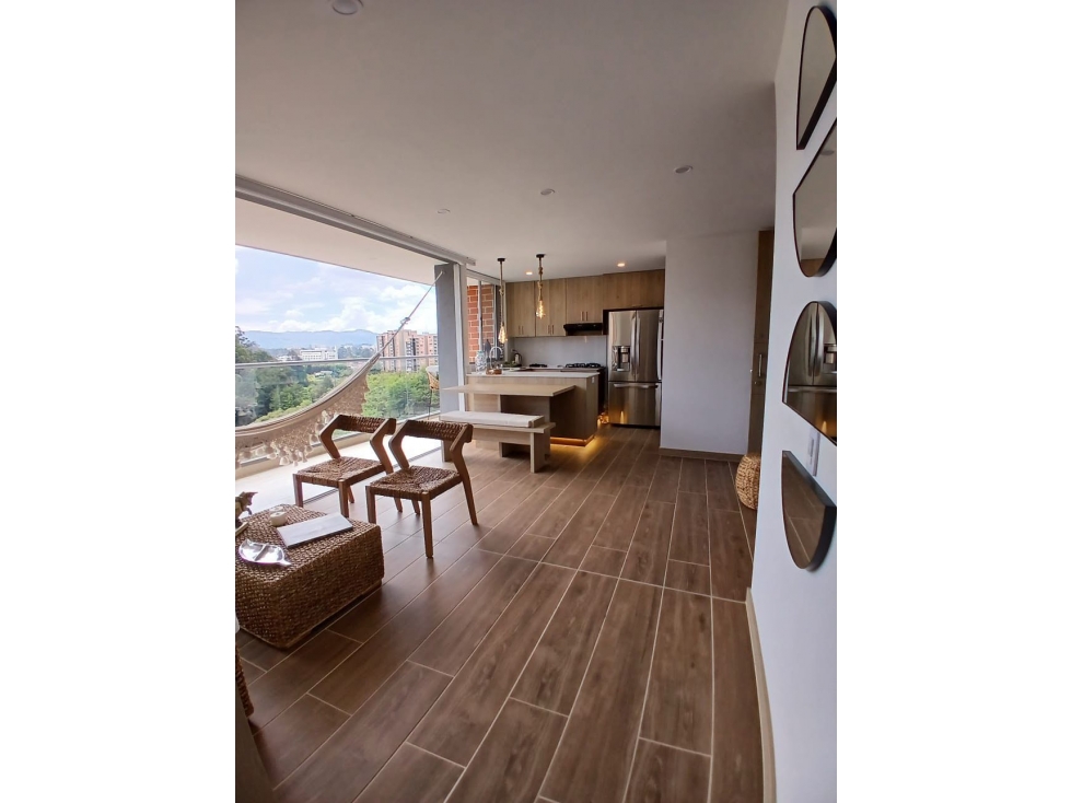 Moderno apartamento en venta en Rionegro. Posibilidad de venta amoblad