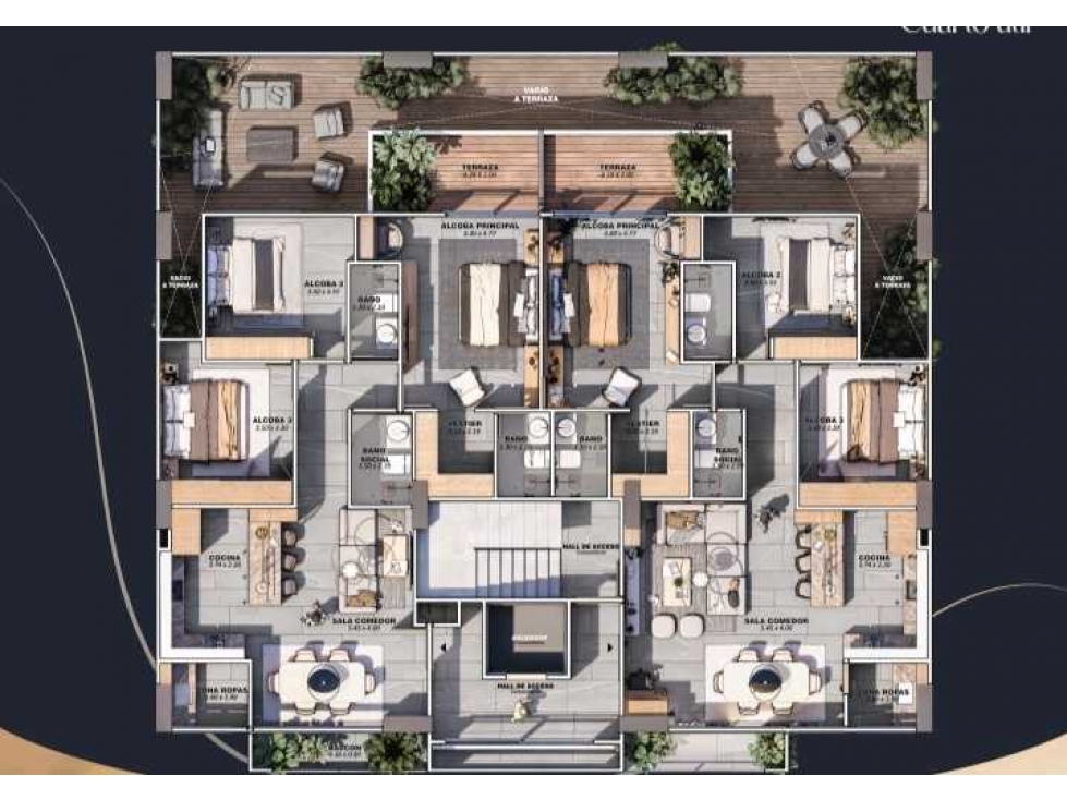 M.O.R Vende apartamentos sobre planos en Conquistadores — foto 2