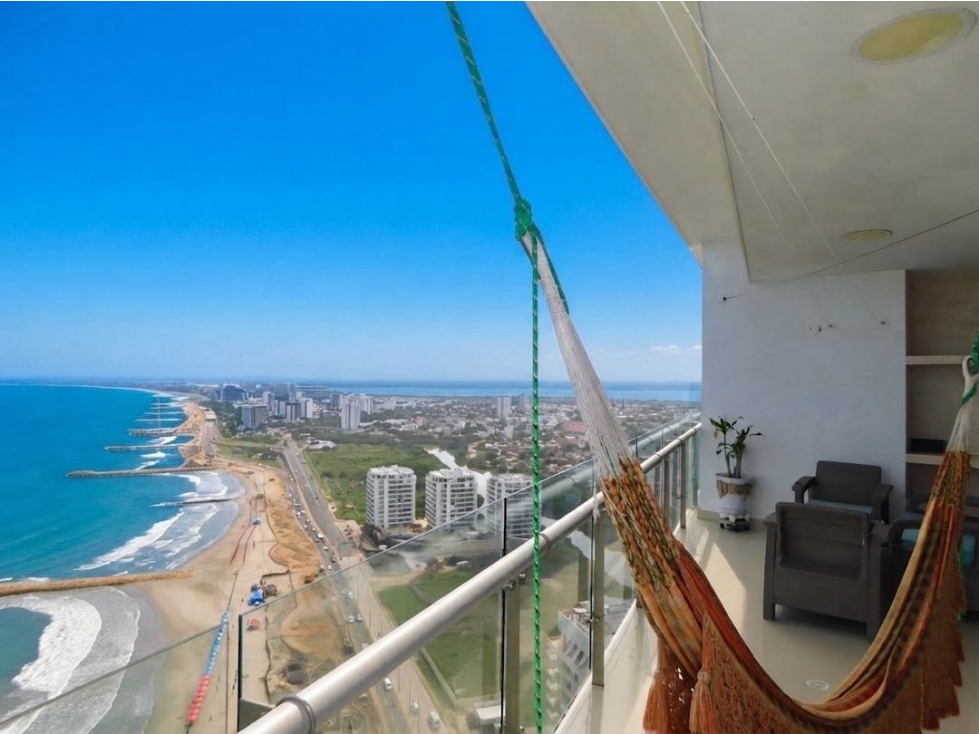 APARTAMENTO EN VENTA EN CARTAGENA PARA RENTAS CORTAS CON VISTA AL MAR