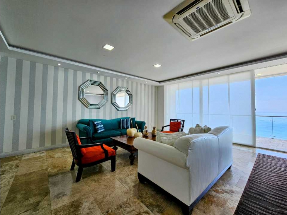Vendo departamento en Edf. Oceania de 4 hab+4 baños, frente al mar — foto 4