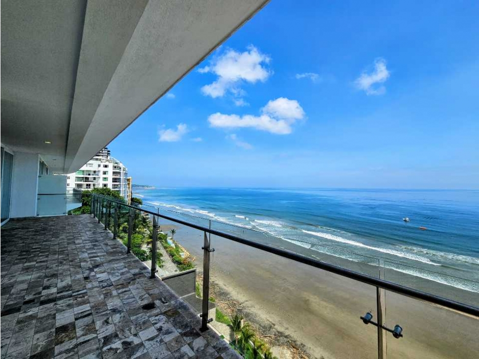 Vendo departamento en Edf. Oceania de 4 hab+4 baños, frente al mar