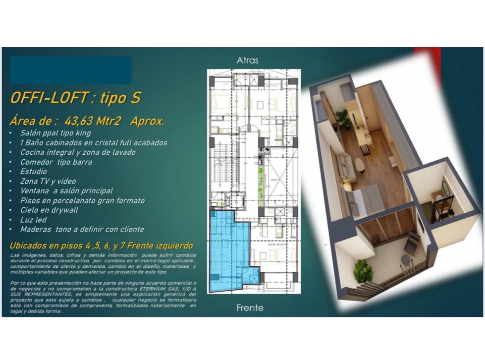 Offi-Lofs en venta en Laureles, con licencia turistica AIR BNB — foto 6