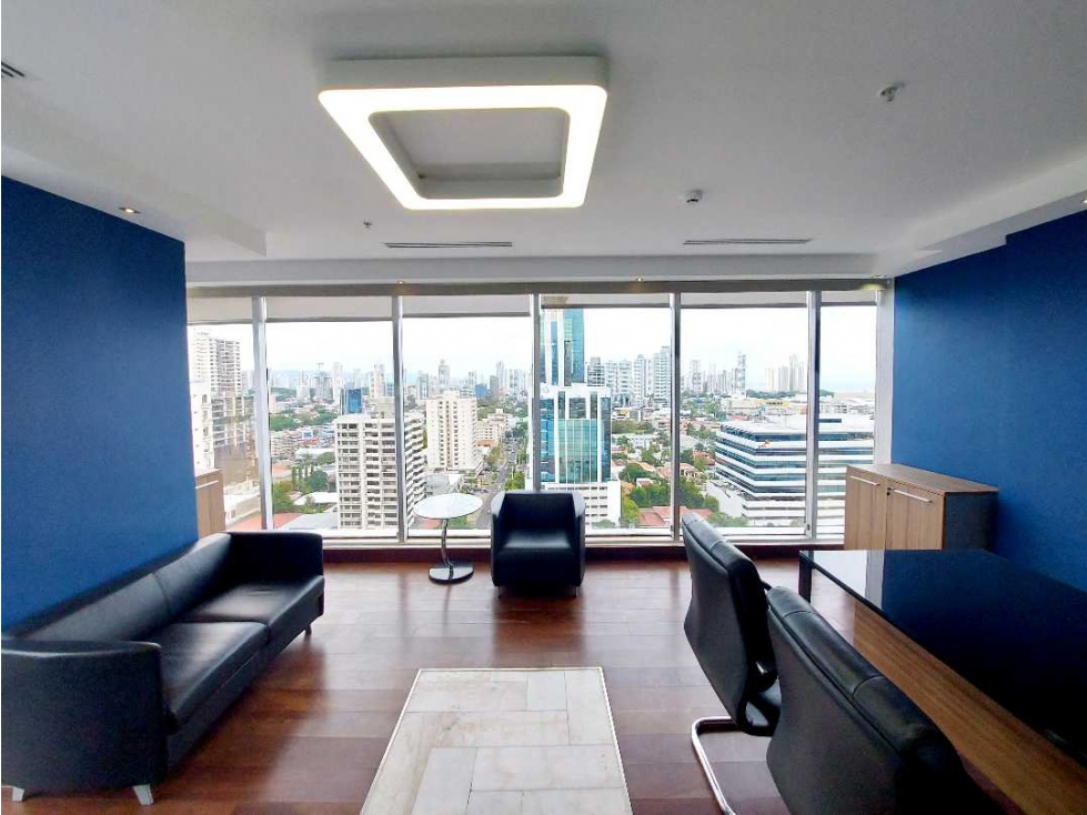VENTA Y ALQUILER OFICINA AMOBLADA VISTA AL MAR EN SAMUEL LEWIS OBARRIO — foto 2