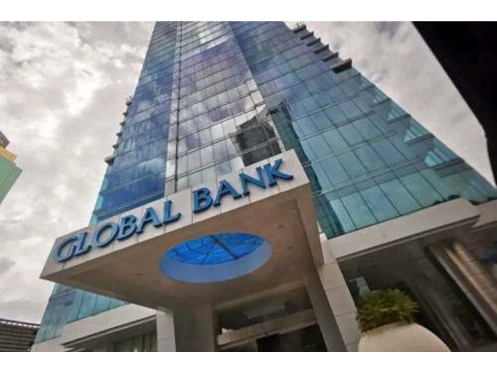 OFICINA EN CALLE 50 PH GLOBAL BANK AMOBLADA 103M2
