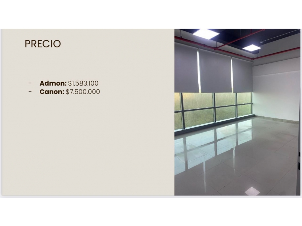 OFICINA EN ARRIENDO EN CENTRO EMPRESARIAL BUENAVISTA — foto 2