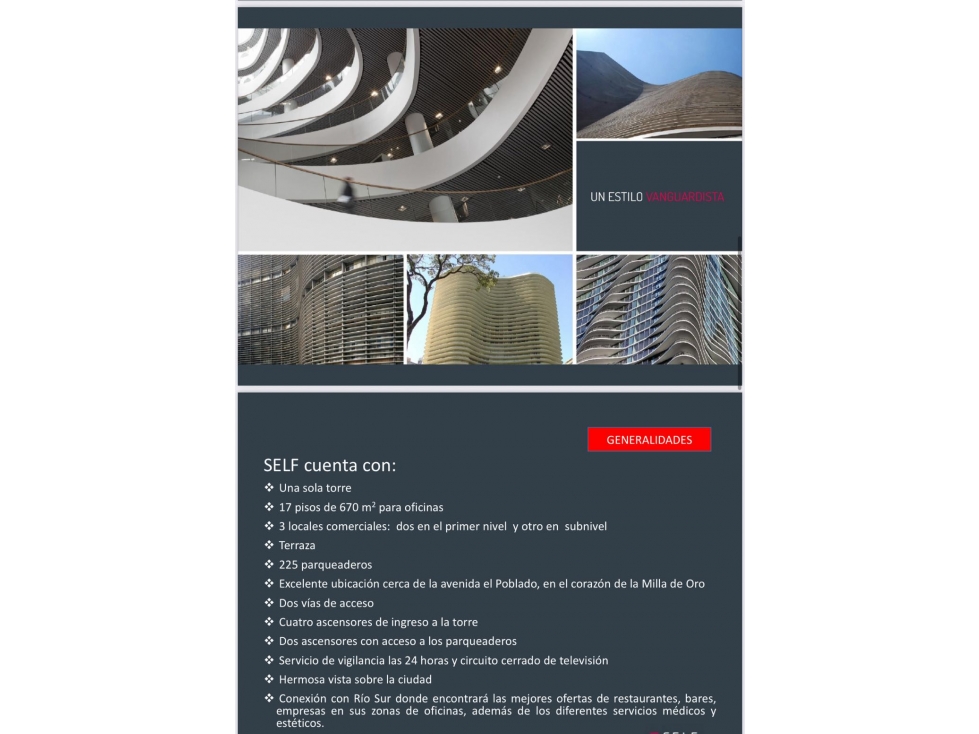 Oficina en arriendo para estrenar en Milla de Oro. Poblado — foto 3