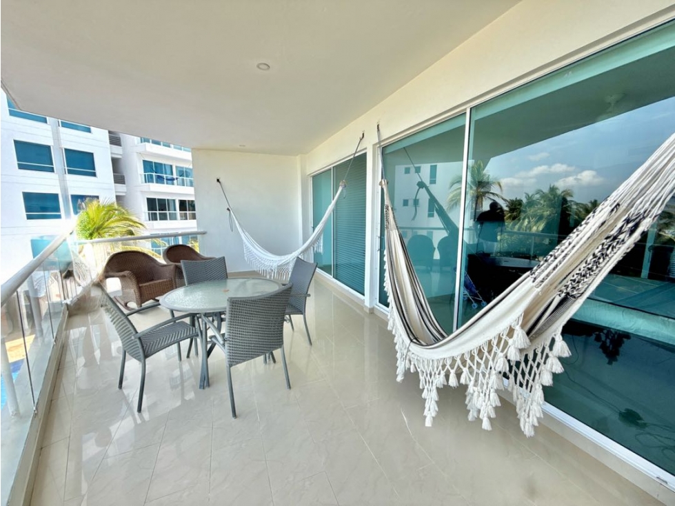 OPORTUNIDAD SE VENDE APARTAMENTO FRENTE AL MAR 2 ALCOBAS — foto 3
