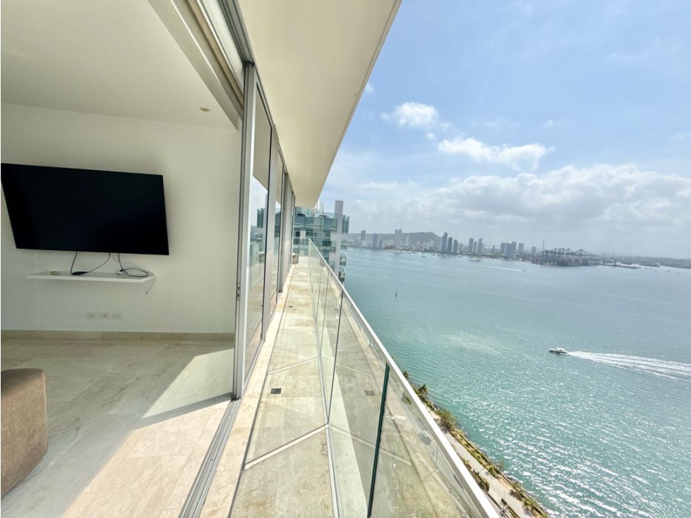 OPORTUNIDAD SE VENDE APTO , BOCAGRANDE, CARTAGENA
