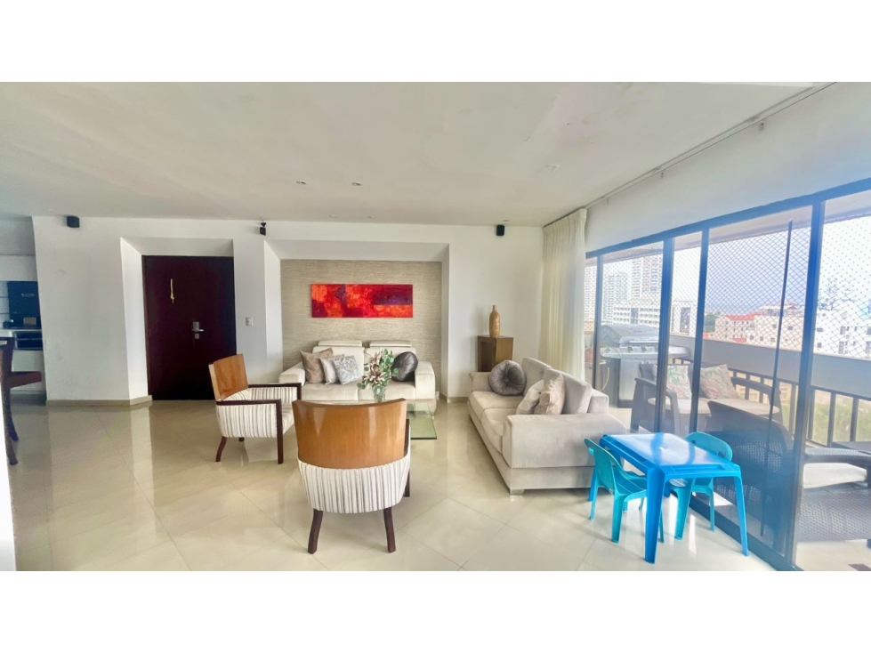 OPORTUNIDAD SE VENDE APTO EN BOCAGRANDE 3 ALCOBAS Y ESTUDIO — foto 5
