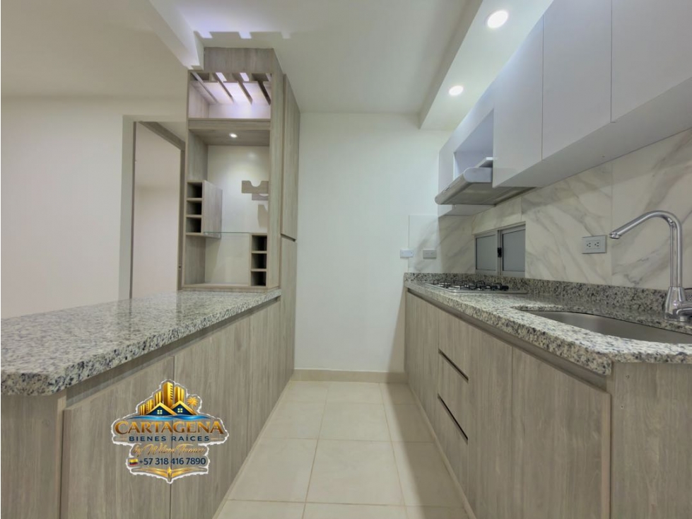 Parque Heredia, Apartamento En Venta, Full Acabados, Cartagena — foto 6