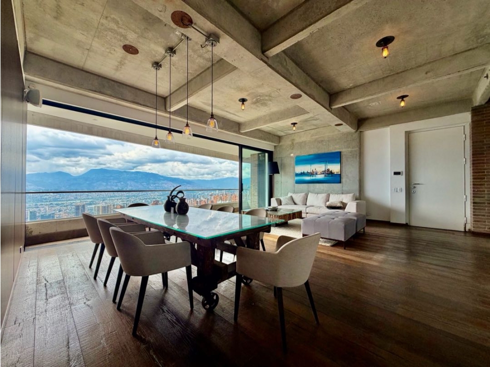 Penthouse en El Poblado El Campestre con vista