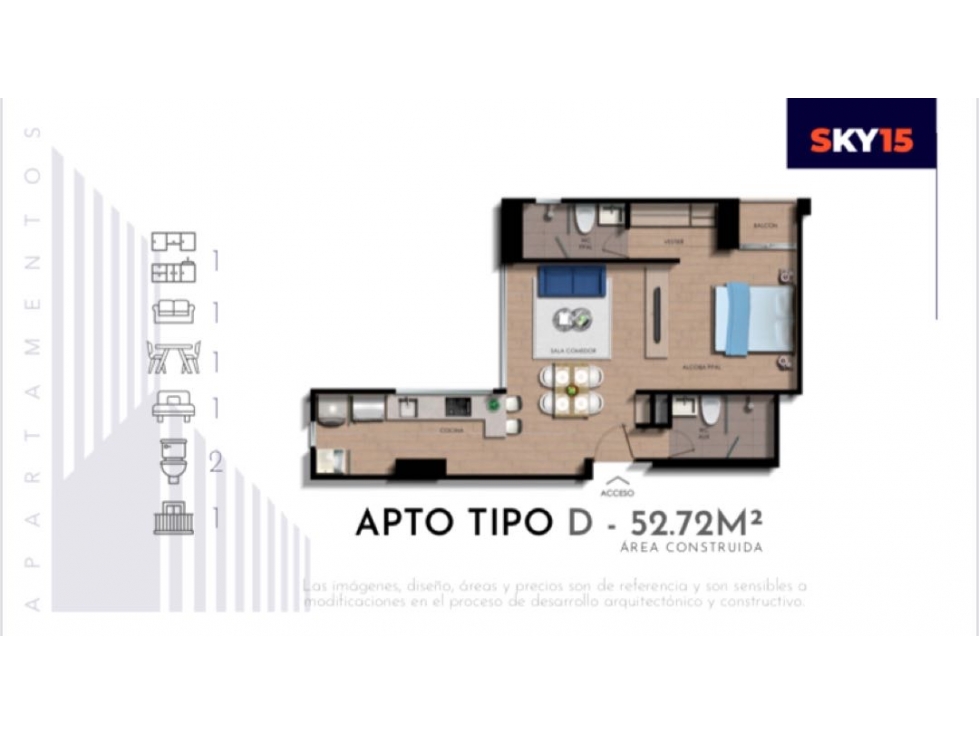 Proyecto Apartamentos Norte Sky 15, Armenia Quindio — foto 2