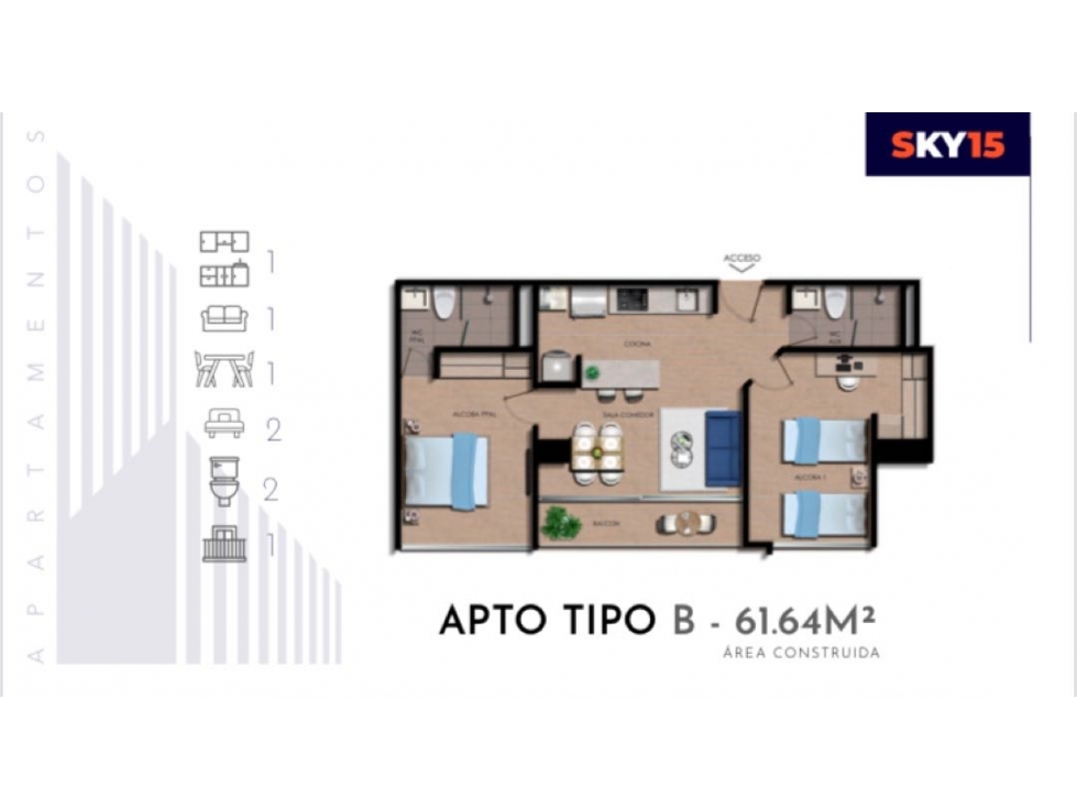 Se vende apartamento en el Norte , Armenia Quindio — foto 4