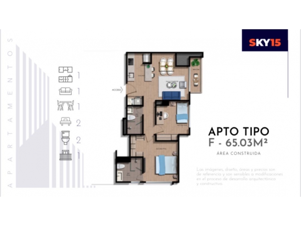 Se vende Derecho de apartamento en Sky 15, Armenia Quindio — foto 3