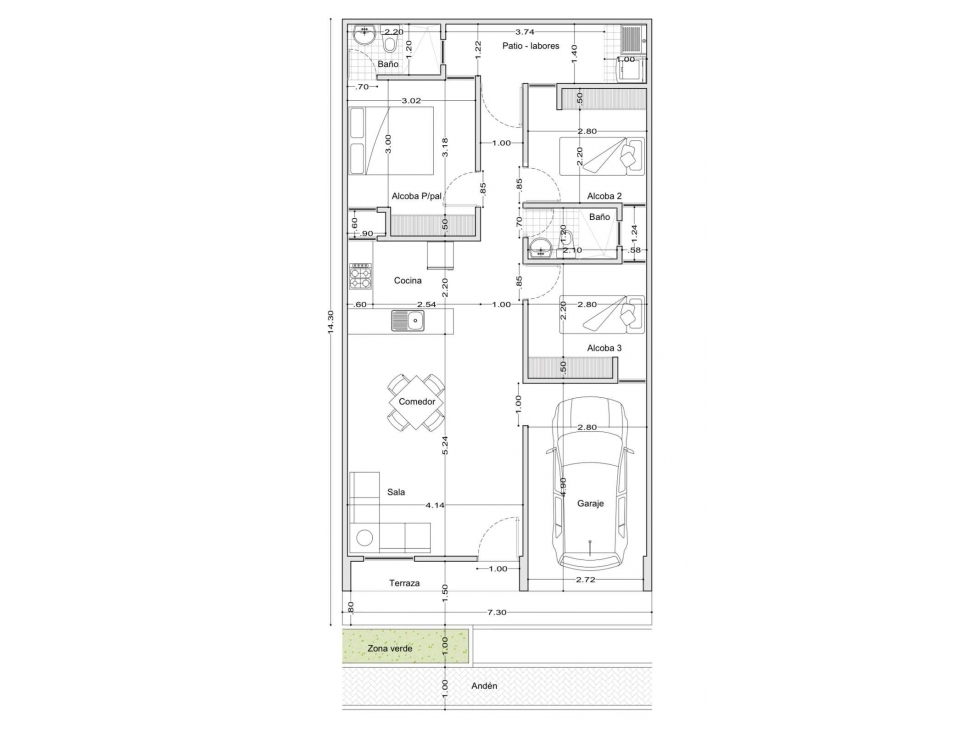 Proyecto Casas de 1 Piso cerca al CC NUESTRO MONTERÍA, Colombia. — foto 3