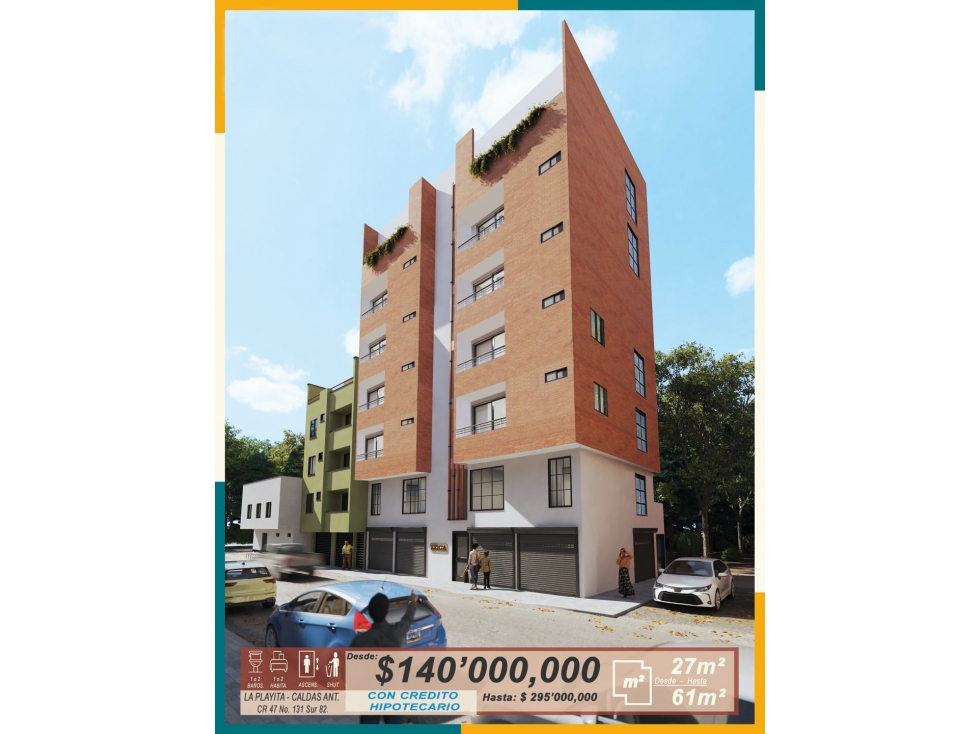 Proyecto de apartamentos en venta en Caldas - 1