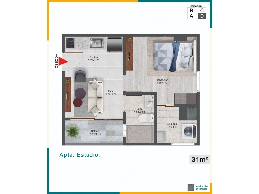 Proyecto de apartamentos en venta en Caldas - 3