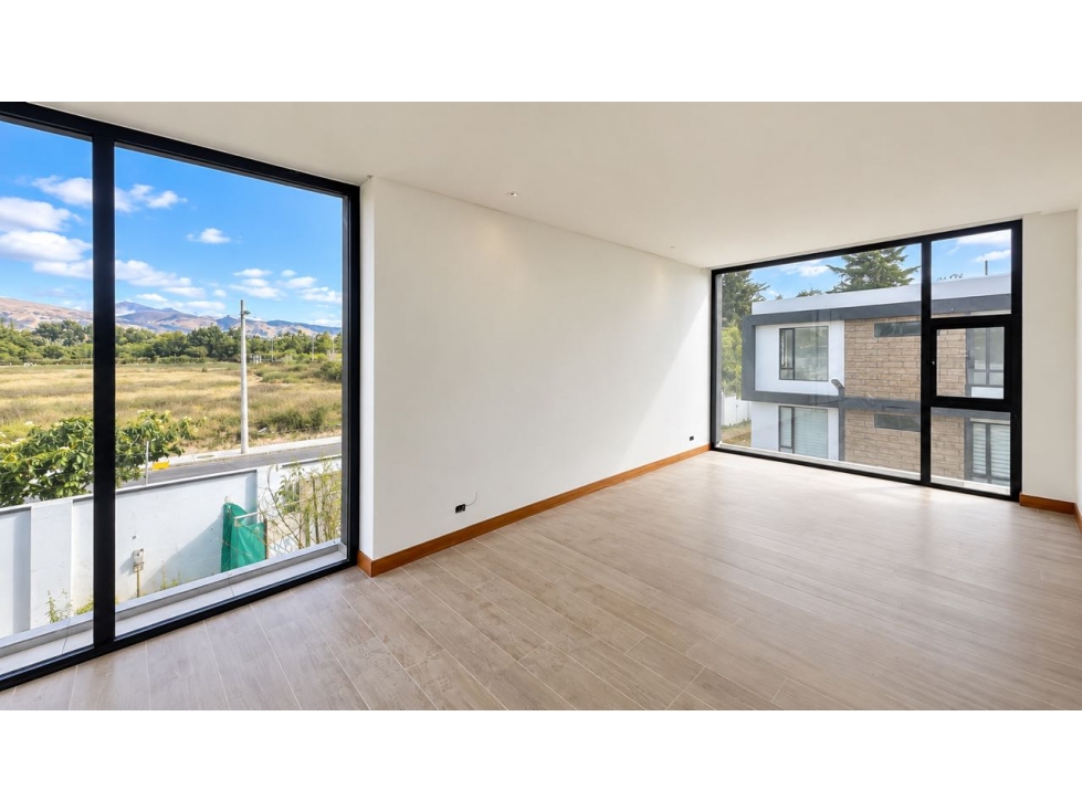 CASA DE ESTRENO EN VENTA PUEMBO · 3 DORMITORIOS, JARDÍN — foto 6