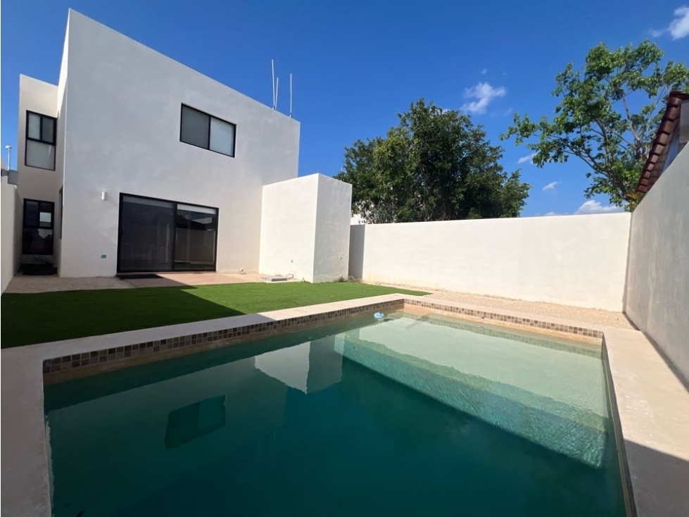 Renta casa amueblacon recámara en planta baja Zendera Conkal Mérida - 2