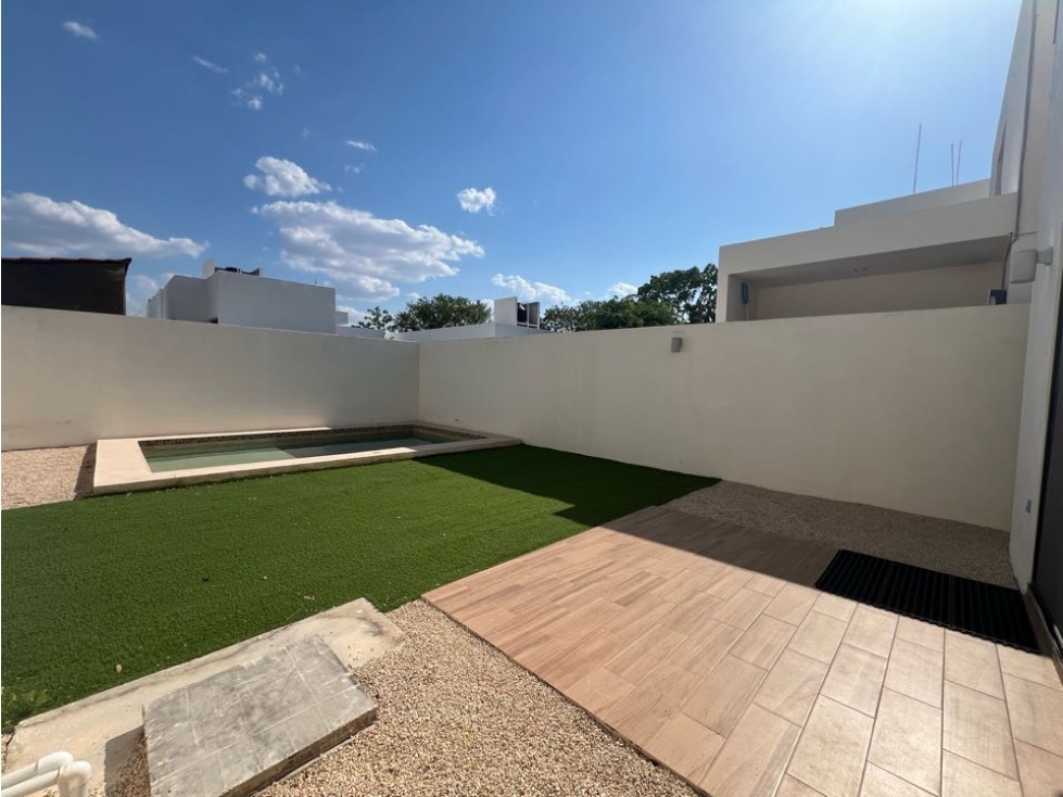 Renta casa amueblacon recámara en planta baja Zendera Conkal Mérida - 3