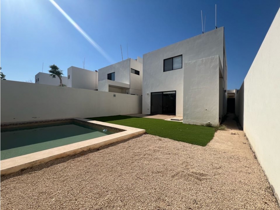 Renta casa amueblacon recámara en planta baja Zendera Conkal Mérida - 4