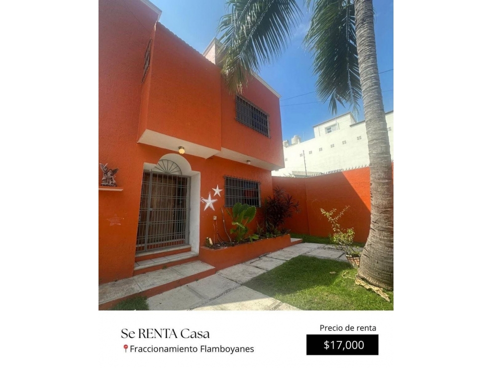 RENTA CASA DE 3 RECÁMARAS EN COL MIAMI CIUDAD DEL CARMEN