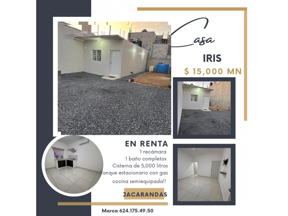 Renta casa en Cabo San Lucas. Colonia Jacarandas - 1