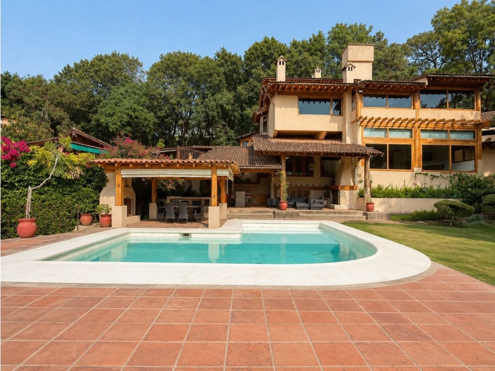 RENTA DE CASA CON VISTAS AL PUEBLO, ALBERCA Y JARDIN | COPORITO — foto 2