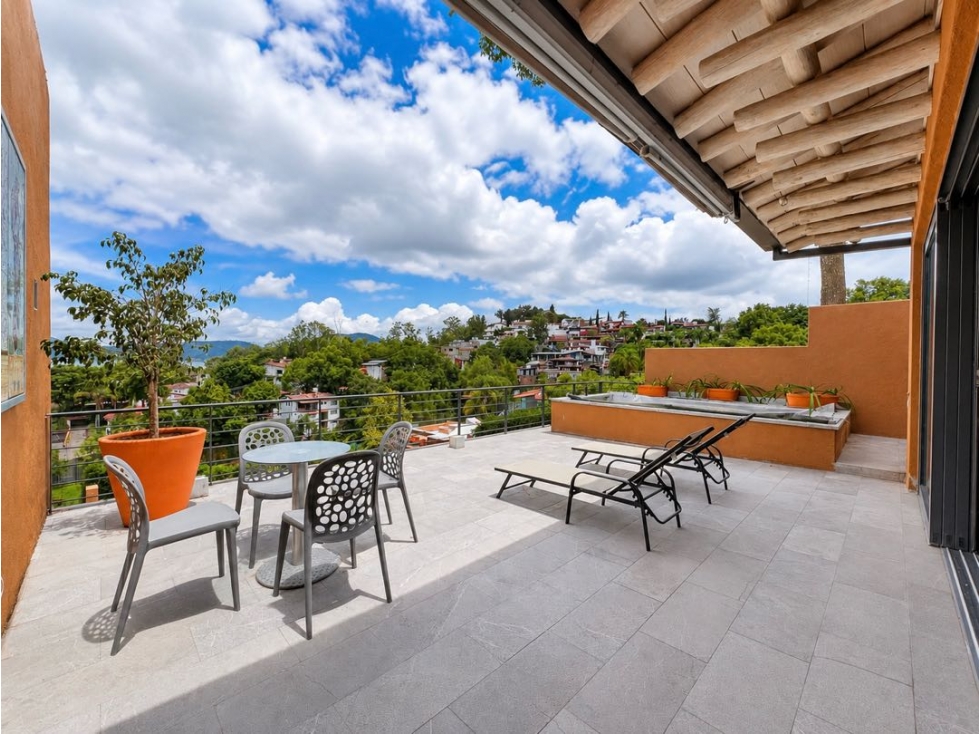 RENTA DE CASA | TERRAZA CON JACUZZI Y VISTA | VALLE DE BRAVO — foto 4