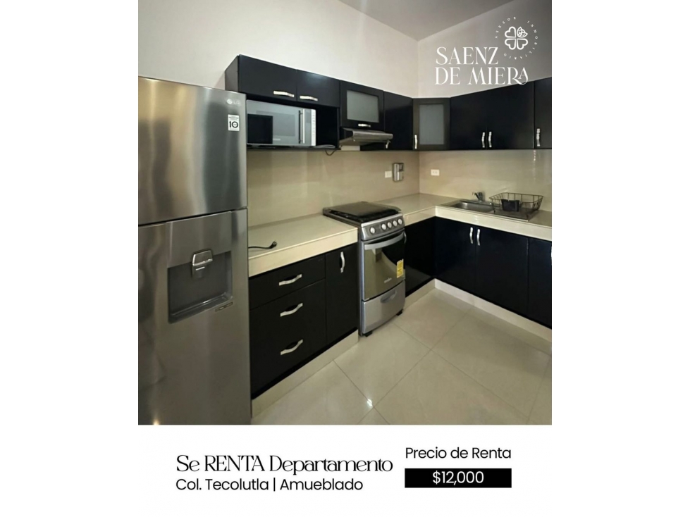 RENTA DEPARTAMENTO AMUEBLADO 2 CUARTOS COL TECOLUTLA CIUDAD DEL CARMEN — foto 2